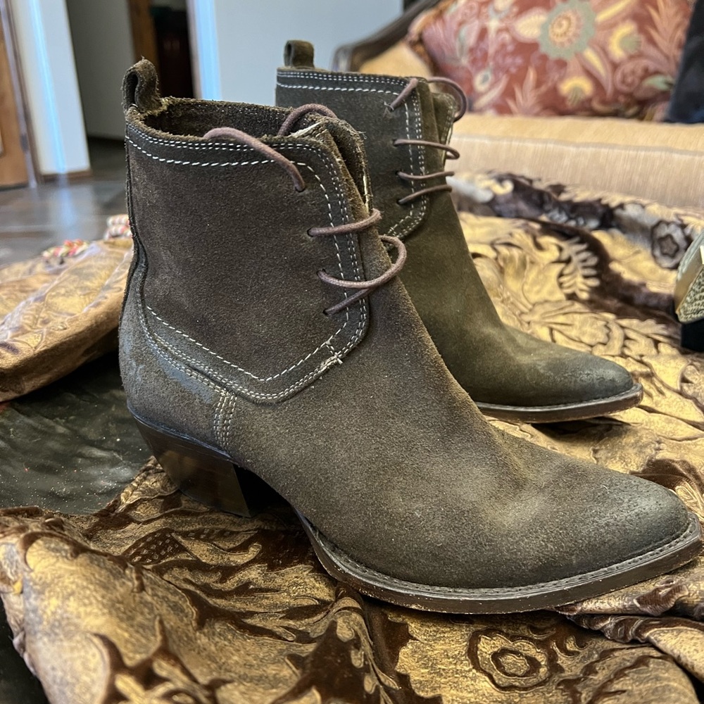 Frye leather ankle boots